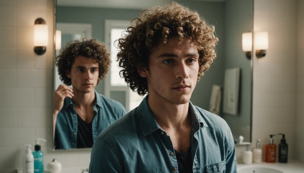 comment coiffer cheveux bouclés homme