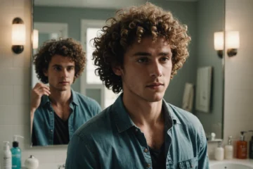 comment coiffer cheveux bouclés homme