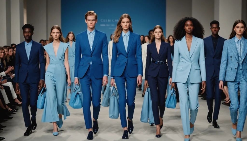 Tendances mode blues